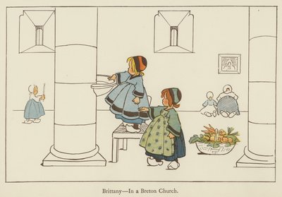 Bretagne, i en bretonsk kirke av Edith Farmiloe