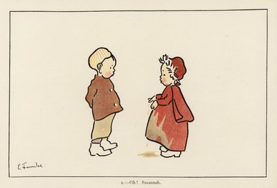 Åh! Susannah (farge litho) av Edith Farmiloe