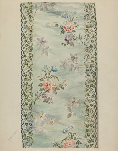 Brodert trimming av Edith Magnette