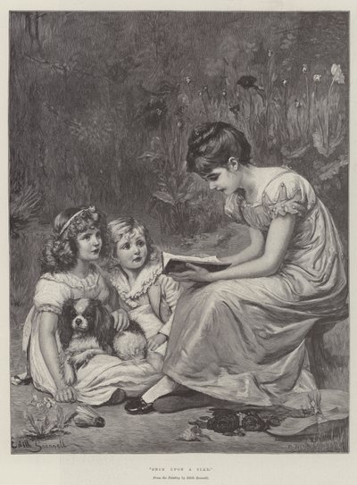 Det var en gang (gravering) av Edith Scannell