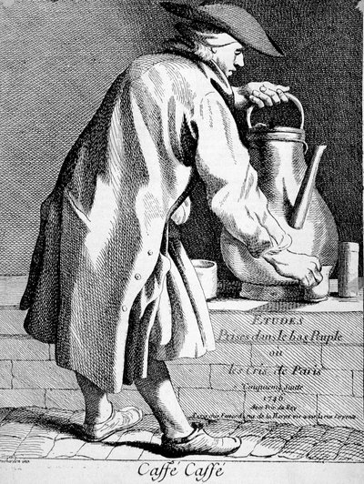Kaffehandler - tegning av Bouchardon av Edmé Bouchardon
