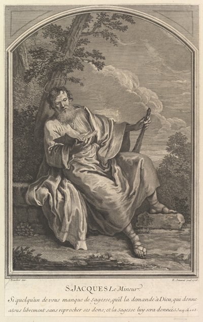 Saint James the Minor, 1726. av Edme Jeaurat