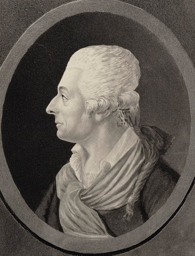 Portrett av komponisten Antonio Sacchini 1730-1786, 1810. av Edme Quenedey
