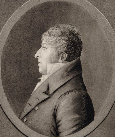 Portrett av komponisten Rodolphe Kreutzer 1766-1831, 1809. av Edme Quenedey