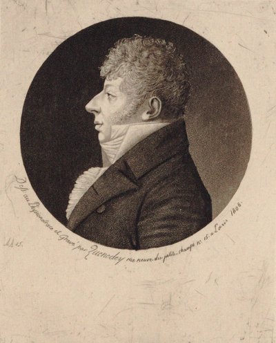Portrett av fiolinisten og komponisten Jean Nicolas Auguste Kreutzer 1778-1832, 1808. av Edme Quenedey