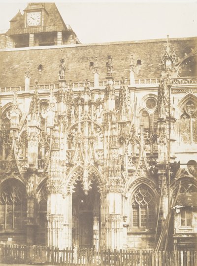 Portalen til katedralen i Louviers, 1852-54. av Edmond Bacot