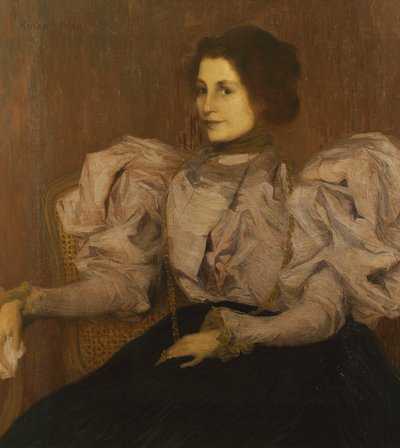 Portrett av Madame Besnard, ca. 1896 (olje på lerret) av Edmond François Aman Jean