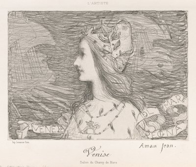 Venezia, 1892. av Edmond François Aman Jean