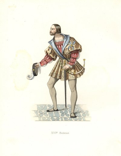 Hofmann til Frans I (1494-1547) av Edmond Lechevallier Chevignard