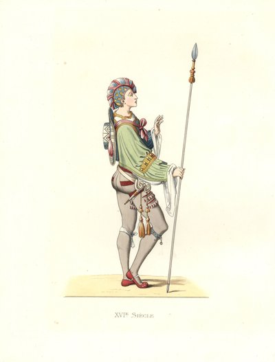 flamsk militærbetjent av Edmond Lechevallier Chevignard