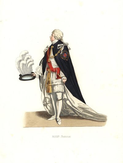 George Frederic Auguste, Prince of Wales, England av Edmond Lechevallier Chevignard