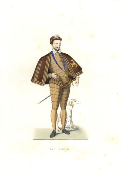 Kong Henrik III av Frankrike av Edmond Lechevallier Chevignard