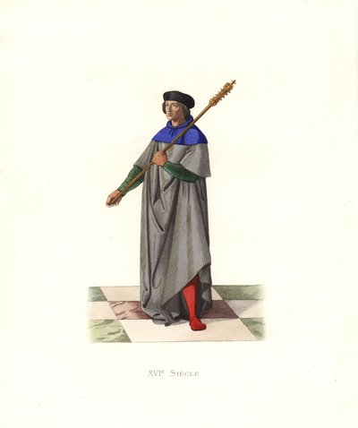 Mace-bærer under kong Ludvig XII av Edmond Lechevallier Chevignard