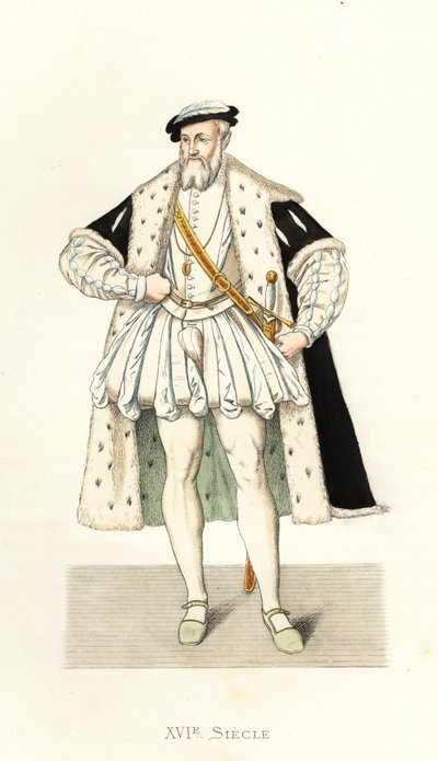 Portrett av Frans, hertugen av Guise av Edmond Lechevallier Chevignard