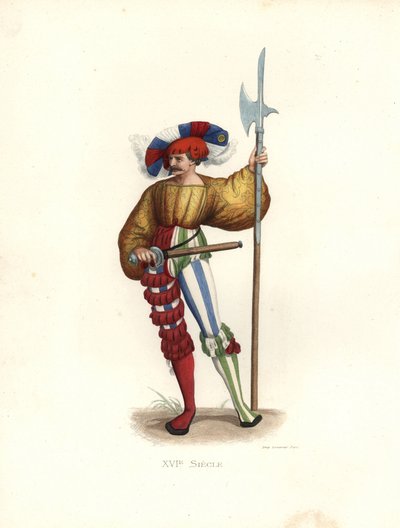Halberdier av Edmond Lechevallier Chevignard