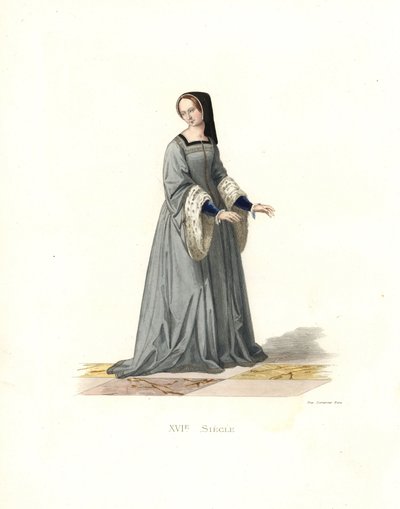 Æresfrue ved hoffet til Francis I av Edmond Lechevallier Chevignard