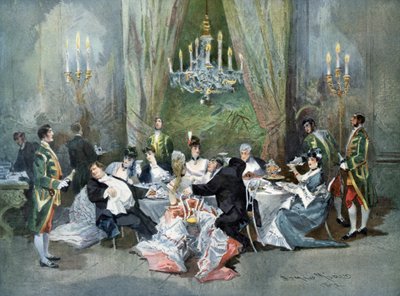 Le Reveillon - vaudeville play written by Henry Meilhac and Ludovic Halevy av Edmond Morin