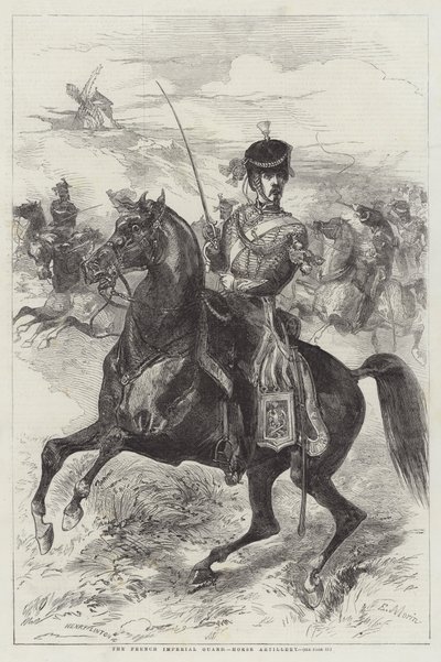 Den franske keisergarden, Hesteartilleri av Edmond Morin