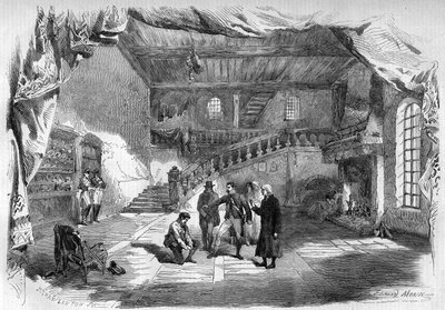 Theatrical representation av Edmond Morin