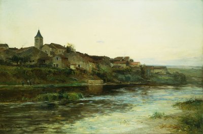 En fransk elveby av Edmond Petitjean