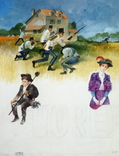 Hjerteomslag, av Edmond De Amicis, tegning av Edmondo de Amicis