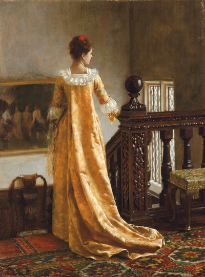 Det gyldne tog, 1891 av Edmund Blair Leighton