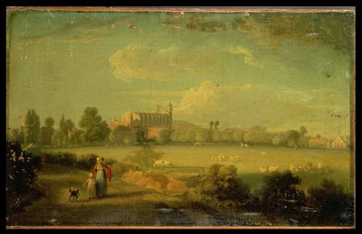 Utsikt over Eton fra spillefeltene av Edmund Bristow