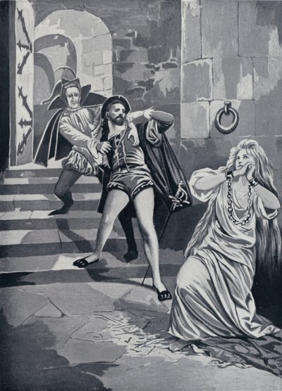 Illustrasjon for Goethes Faust av Edmund Bruning