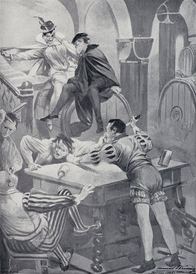 Illustrasjon for Goethes Faust av Edmund Bruning