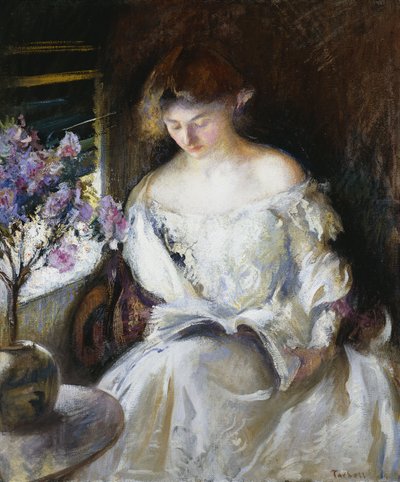 Jente som leser av Edmund Charles Tarbell