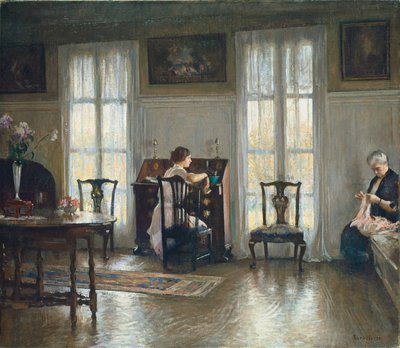 Mor og Mary av Edmund Charles Tarbell