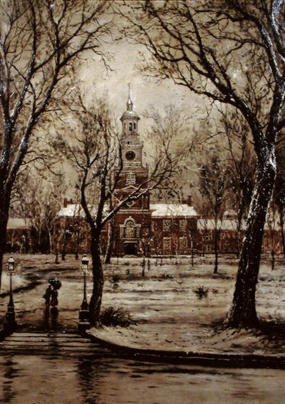 Independence Hall av Edmund Darch Lewis