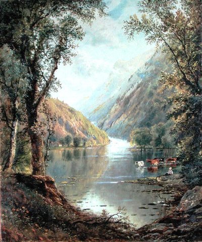 Scene i Catskills av Edmund Darch Lewis