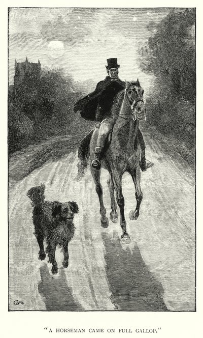 Illustrasjon for Jane Eyre av Charlotte Bronte (gravering) av Edmund Henry Garrett