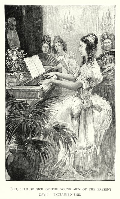 Illustrasjon for Jane Eyre av Charlotte Bronte (gravering) av Edmund Henry Garrett