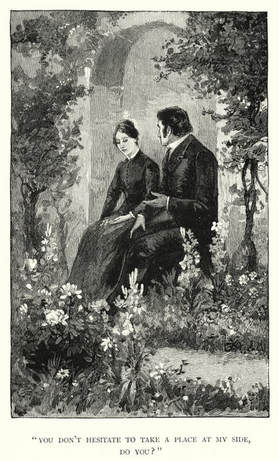Illustrasjon for Jane Eyre av Charlotte Bronte (gravering) av Edmund Henry Garrett