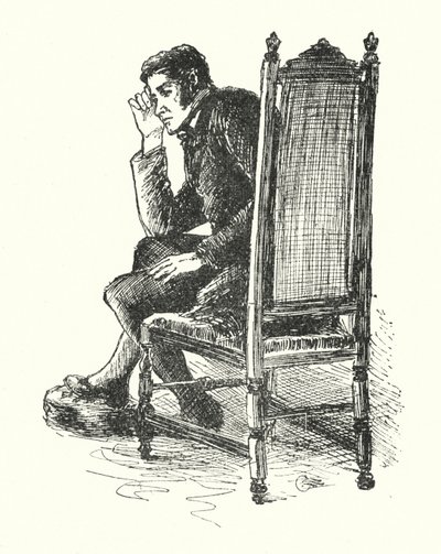 Illustrasjon for Jane Eyre av Charlotte Bronte (litho) av Edmund Henry Garrett