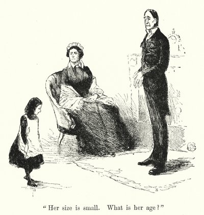 Illustrasjon for Jane Eyre av Charlotte Bronte (litho) av Edmund Henry Garrett
