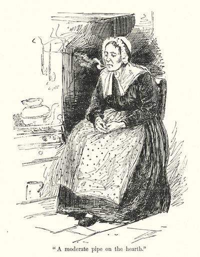 Illustrasjon for Jane Eyre av Charlotte Bronte (litho) av Edmund Henry Garrett