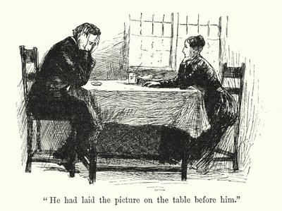 Illustrasjon for Jane Eyre av Charlotte Bronte (litho) av Edmund Henry Garrett
