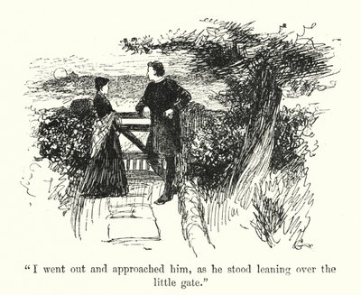 Illustrasjon for Jane Eyre av Charlotte Bronte (litho) av Edmund Henry Garrett