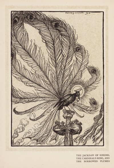 Kaiser#39;s Garland: The Jackdaw of Rheims, the Cardinal#39;s Ring, and the Borrowed Plumes (litho) av Edmund Joseph (after) Sullivan