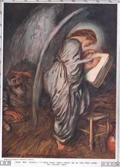 Abou Ben Adhem og engelen, fra 