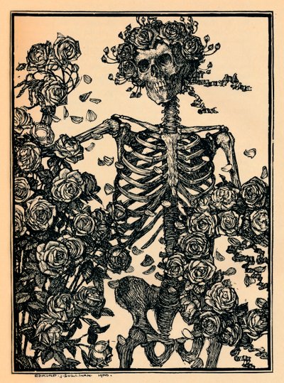 Illustrasjon for The Rubaiyat of Omar Khayyam, 1900 av Edmund Joseph Sullivan