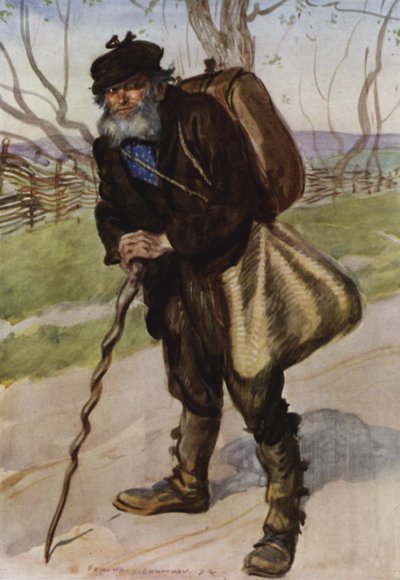 En gang så jeg ham stå midt på en støvete vei av Edmund Joseph Sullivan