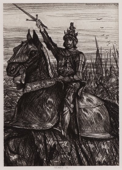 Livet til kong Henry V (litho) av Edmund Joseph Sullivan