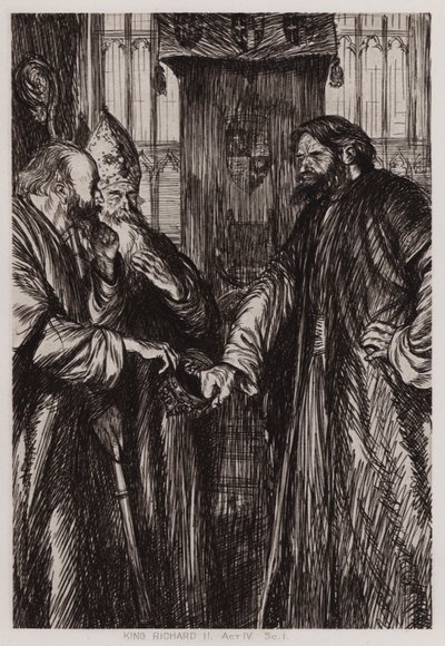 The Tragedy of King Richard II, Act IV, Sc 1 av Edmund Joseph Sullivan