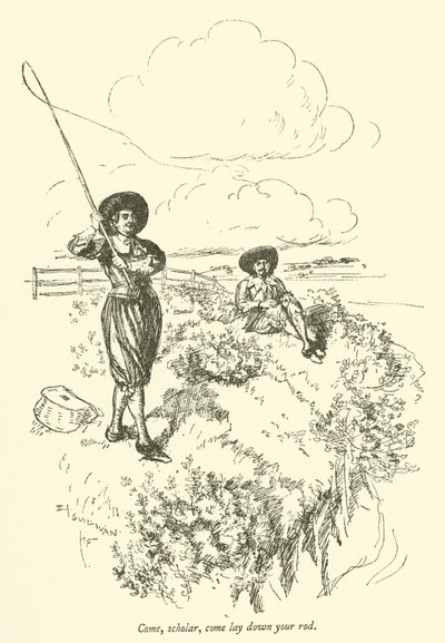 Kom, lærd, kom og legg ned stangen din av Edmund Joseph after Sullivan