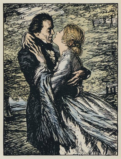 Illustrasjon for Tennysons Maud av Edmund Joseph after Sullivan