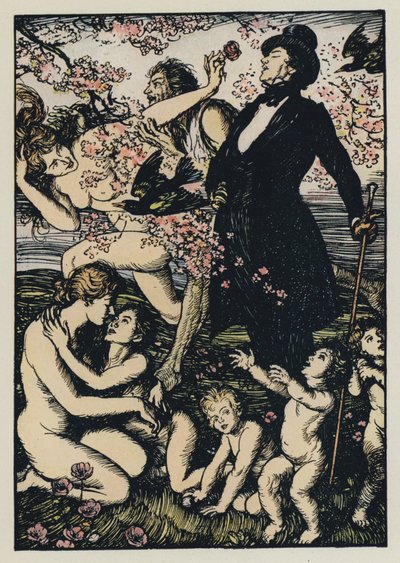 Illustrasjon for Tennysons Maud av Edmund Joseph after Sullivan